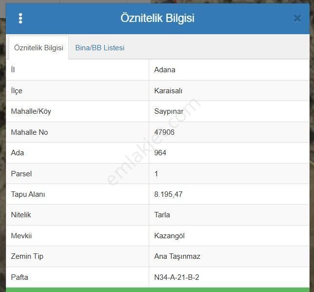 Sahibinden Karaisalı Merkezde Su Kuyusu Ve Yolu Olan Cazip Tarla ~12 Dönüm - Görsel 5