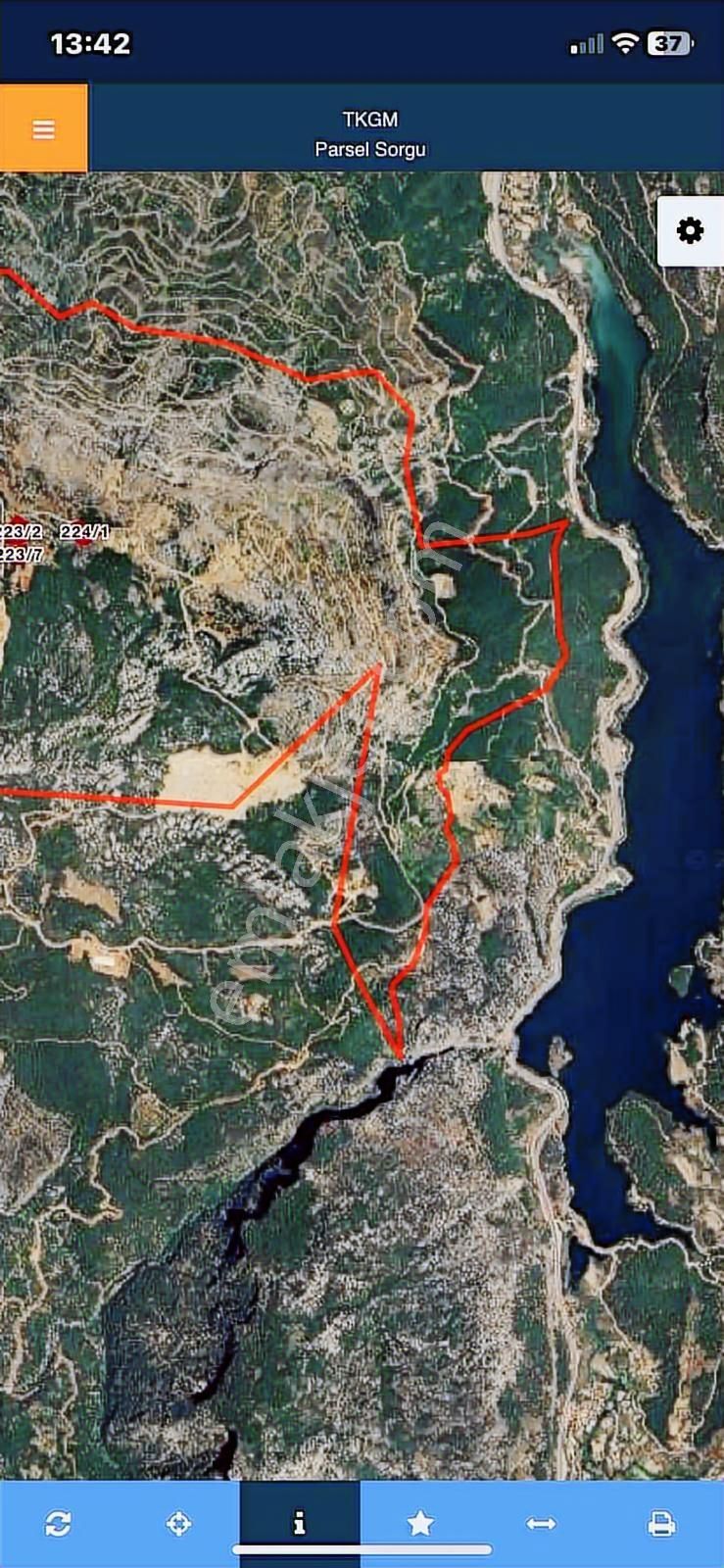 Burdur Bucak Karaseki Köyü Satılık Arazi - Görsel 3