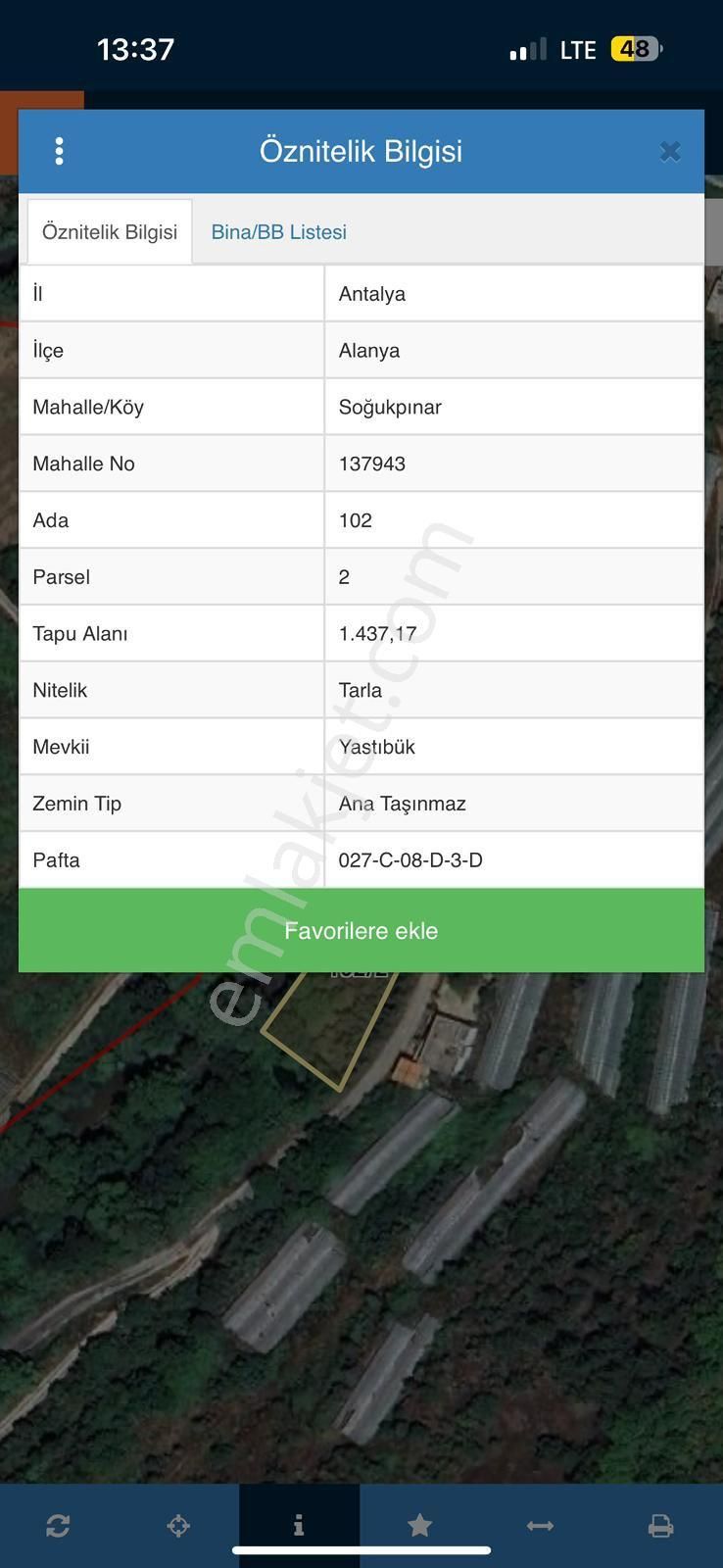 Alanya Soğukpınar Mah. Çaya Sıfır 1.437 M2 Satılık Tarla - Görsel 16
