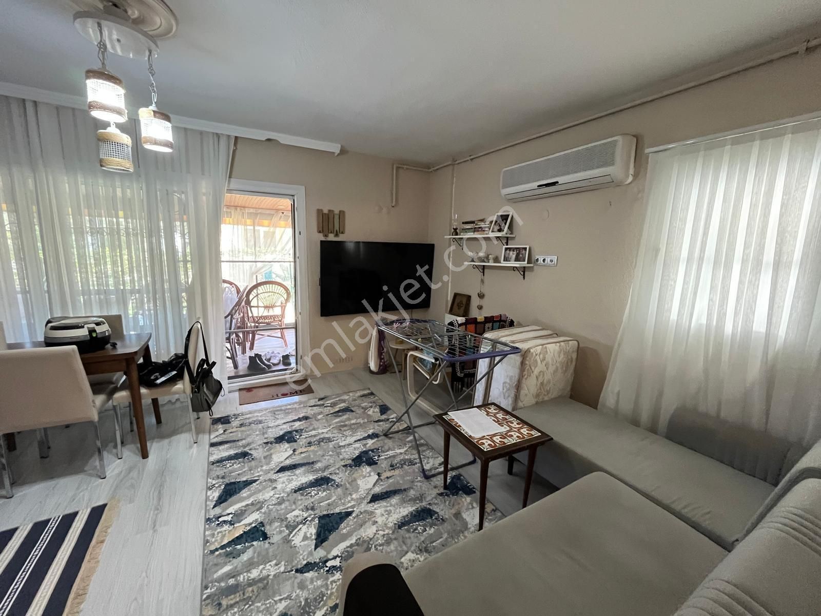 Kuşadası Long Beachde Doğalgazlı Havuzlu Sitede Müstakil Bahçeli 2+1 Bahçe Katı Eşyalı Yazlık Daire - Görsel 6