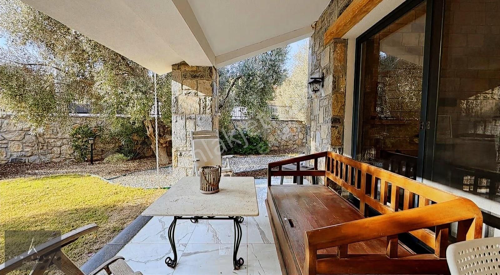 Yalıçiftlikte Doğa İçinde Tek Kat, Havuzlu Eşyalı Kiralık Villa - Görsel 27