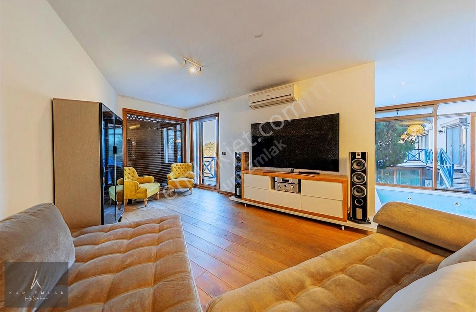 Yalıkavakta Bitişik 2 Parselde Panoramik Manzaralı 2 Villa - Görsel 11