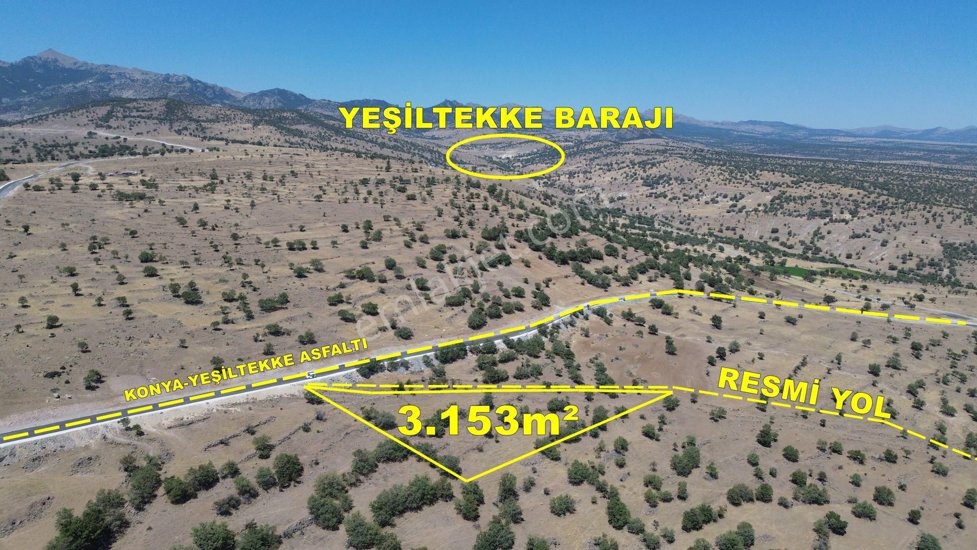 Konya / Meram / Yeşil Tekke De 3.153 M² Müstakil Tarla