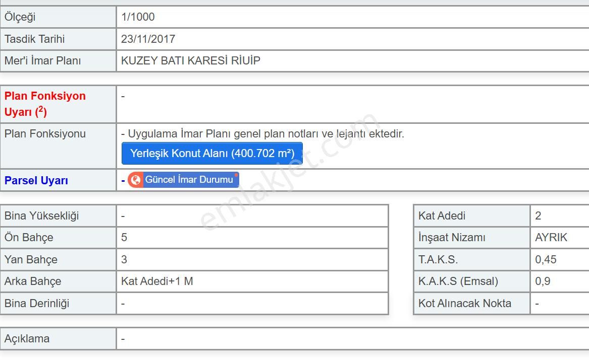 El/ya'dan Toygar Mah. Köşe Parsel 400 M2 6 Adet 2+1 / 3+1e Uygun - Görsel 16