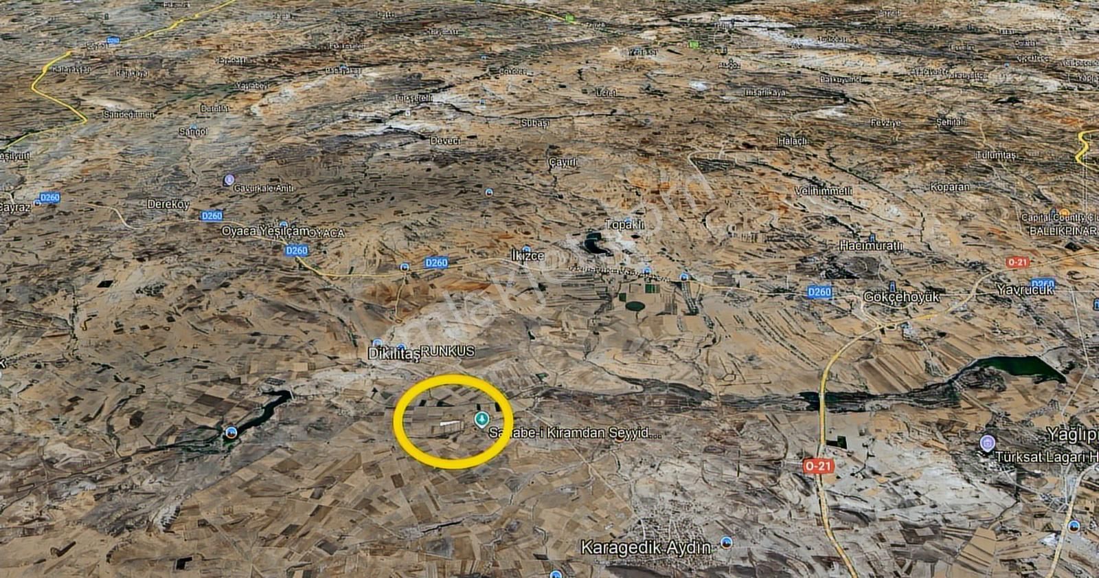 Gölbaşı Dikilitaş Rünkuş Da Emsalsiz Kupon Köşe Tarla - Görsel 2