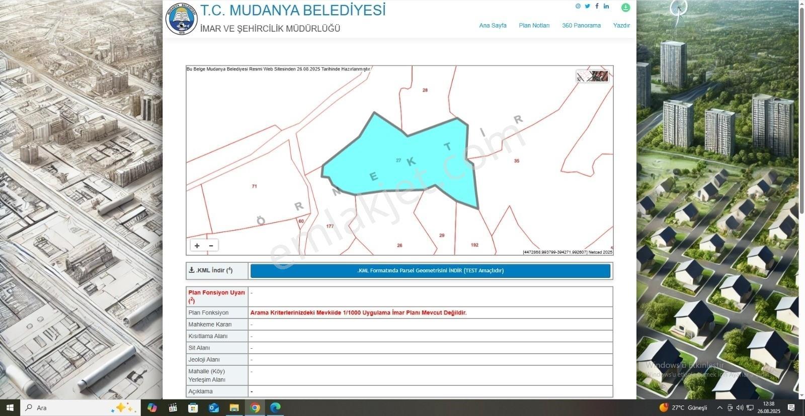 Mudanya Trilye Halilbey'de Acilll Satılık 12.836 M2 Zeytinlik - Görsel 9