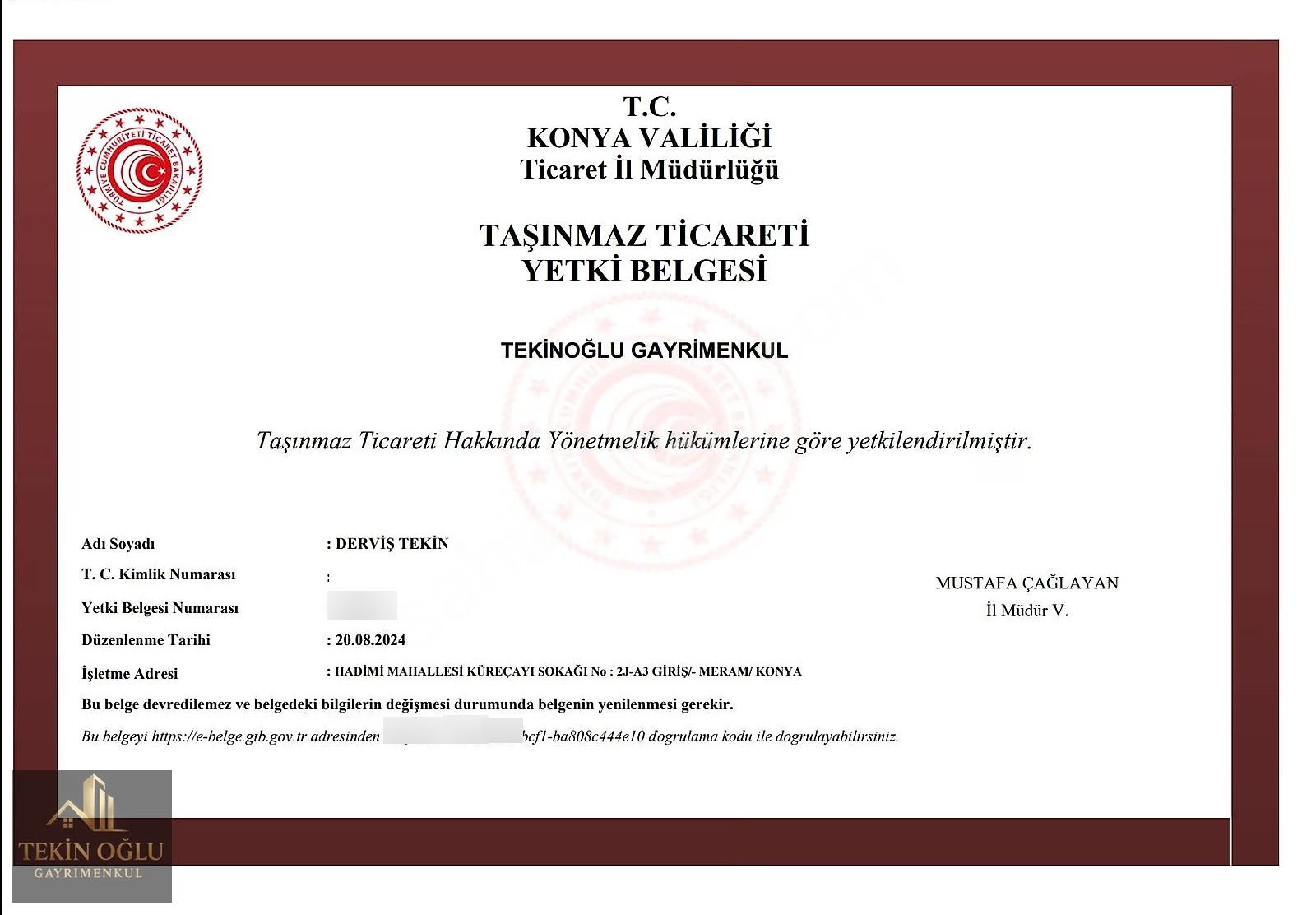 Konya Meram Bahçeşehir'de 335 M² İmarlı Kupon Arsa - Görsel 2