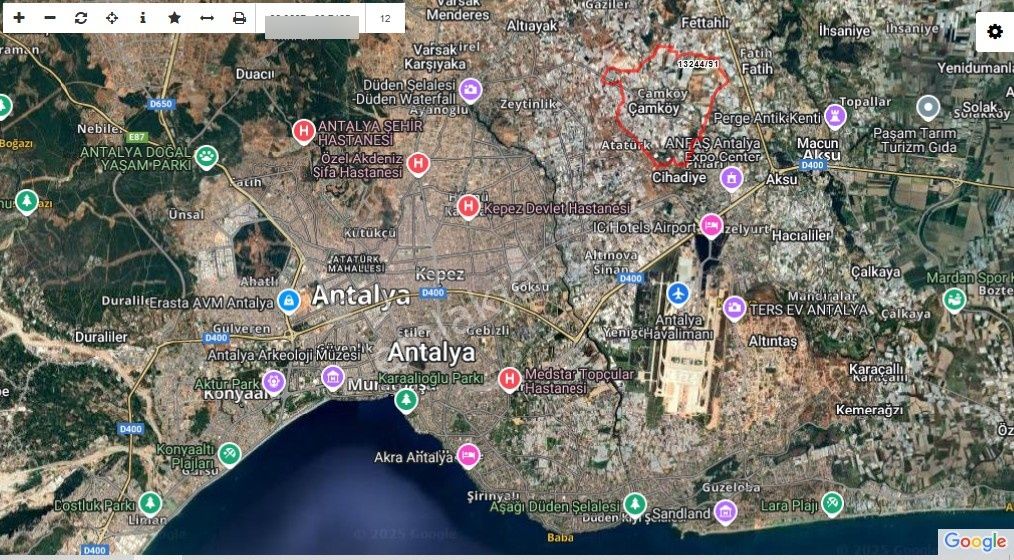 Talha Tozduman'dan Antalya Aksu Çamköyde 2067m Süper Mstkl Tarla - Görsel 15