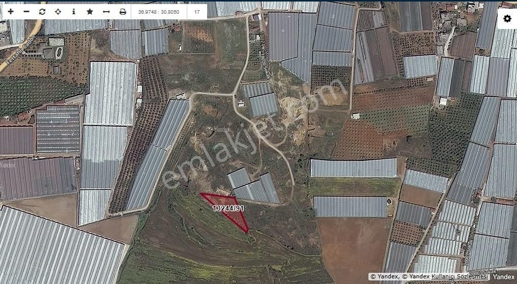 Talha Tozduman'dan Antalya Aksu Çamköyde 2067m Süper Mstkl Tarla - Görsel 17