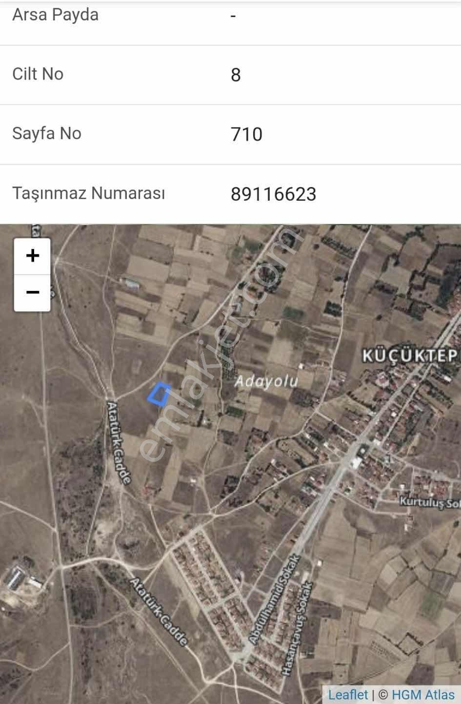 Duru Group'dan Sinanpaşa Ahmetpaşa Da Satılık 2396 M2 Arsa ! - Görsel 7