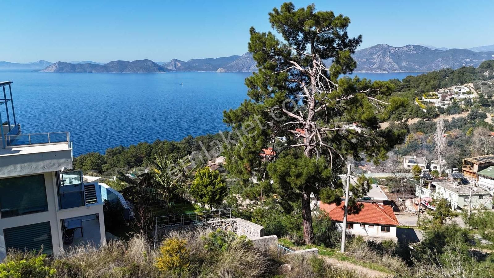 Fethiye Faralya'da 600 M2 Deniz Manzaralı İmarlı Arsa - Görsel 5