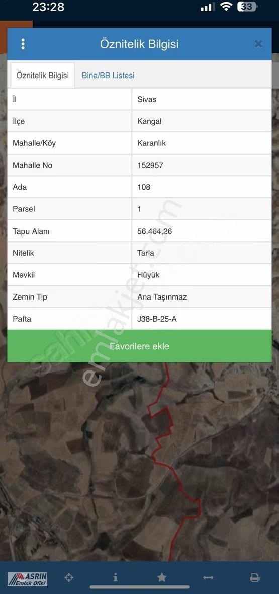 Asrın Emlak'tan Kangal Karanlıkta 337 Dnm Tek Tapu Tarlalar - Görsel 35