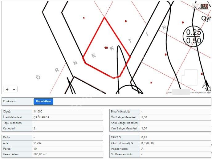 Çağlarca Feslikan Yaylasında 581 M2 İmarlı Arsa - Görsel 8