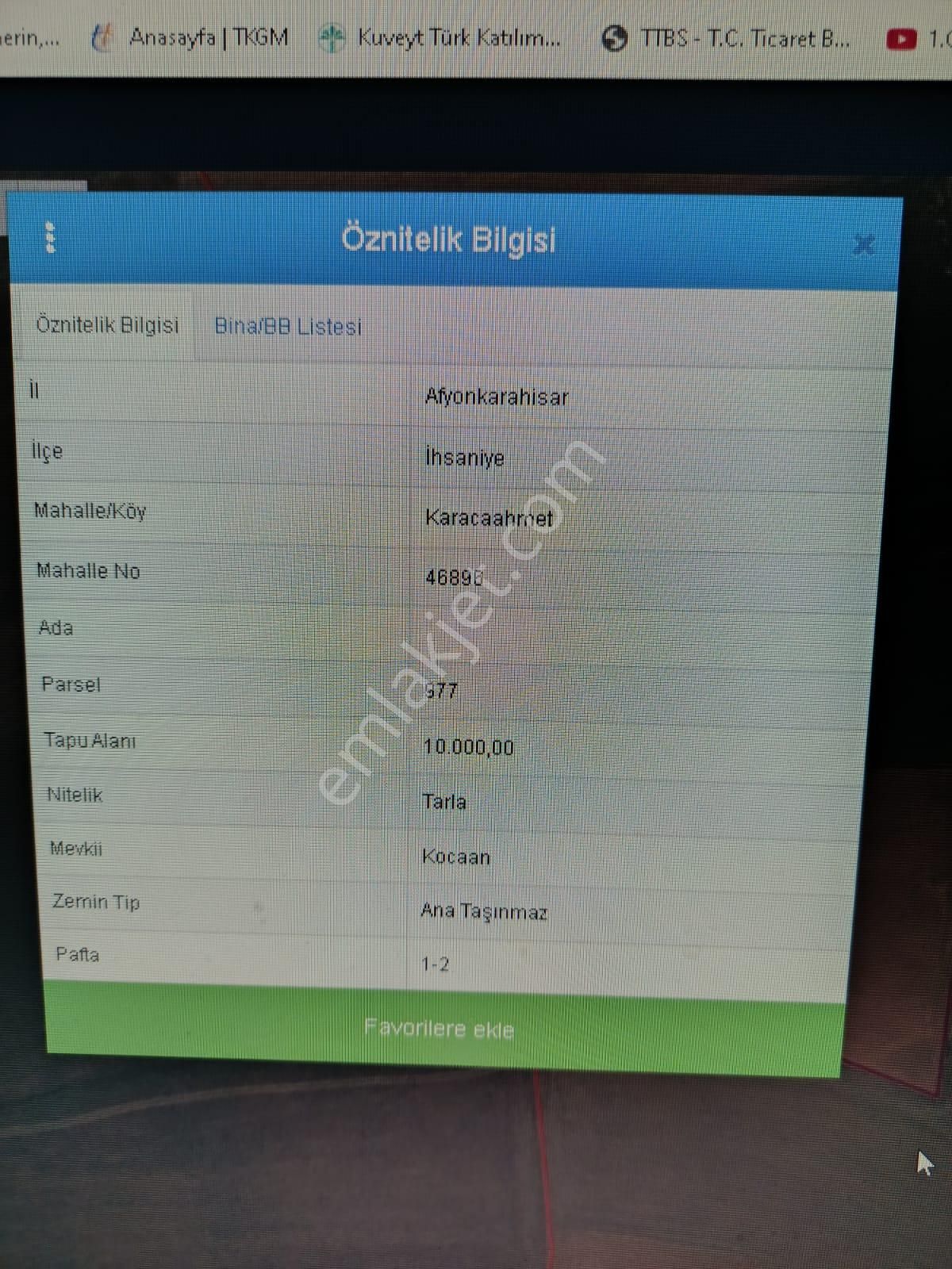 İhsaniye Karacahmet Köyü Verimli Tarla - Görsel 6