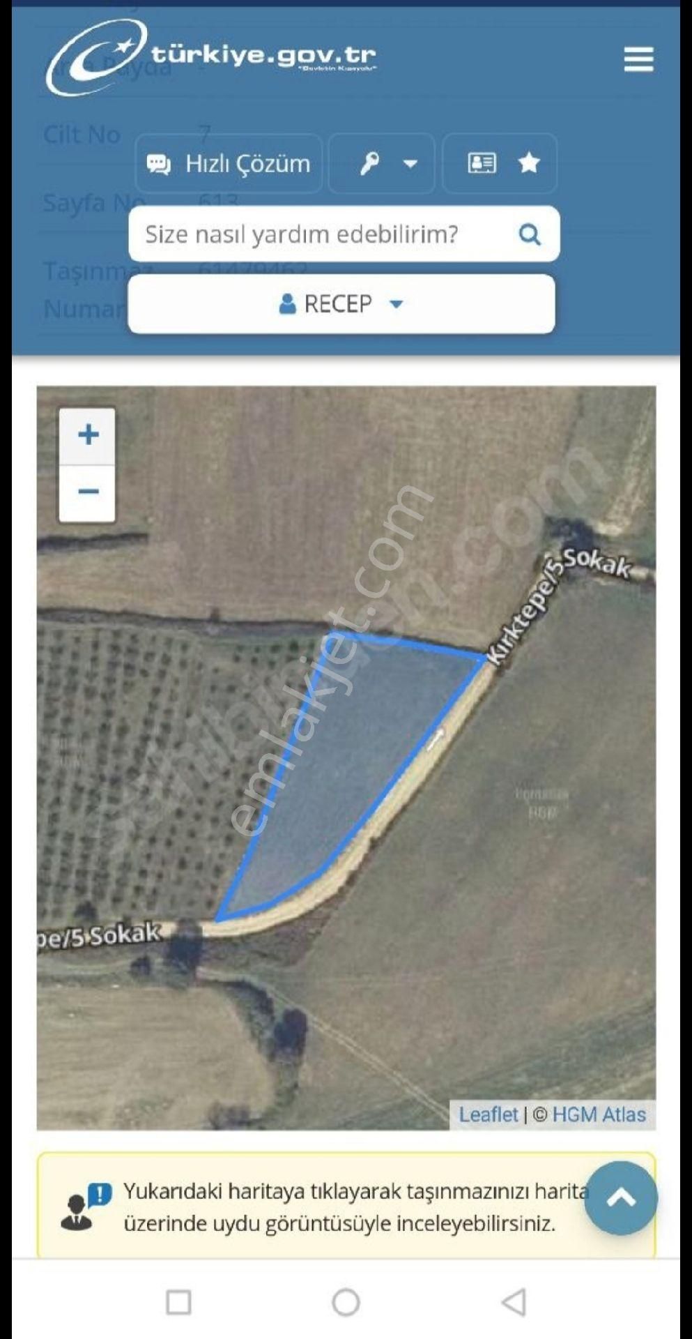 Sahibinden Yatırımlık 1827 M2 Fırsat Arazi - Araç & Daire Takaslı - Görsel 18