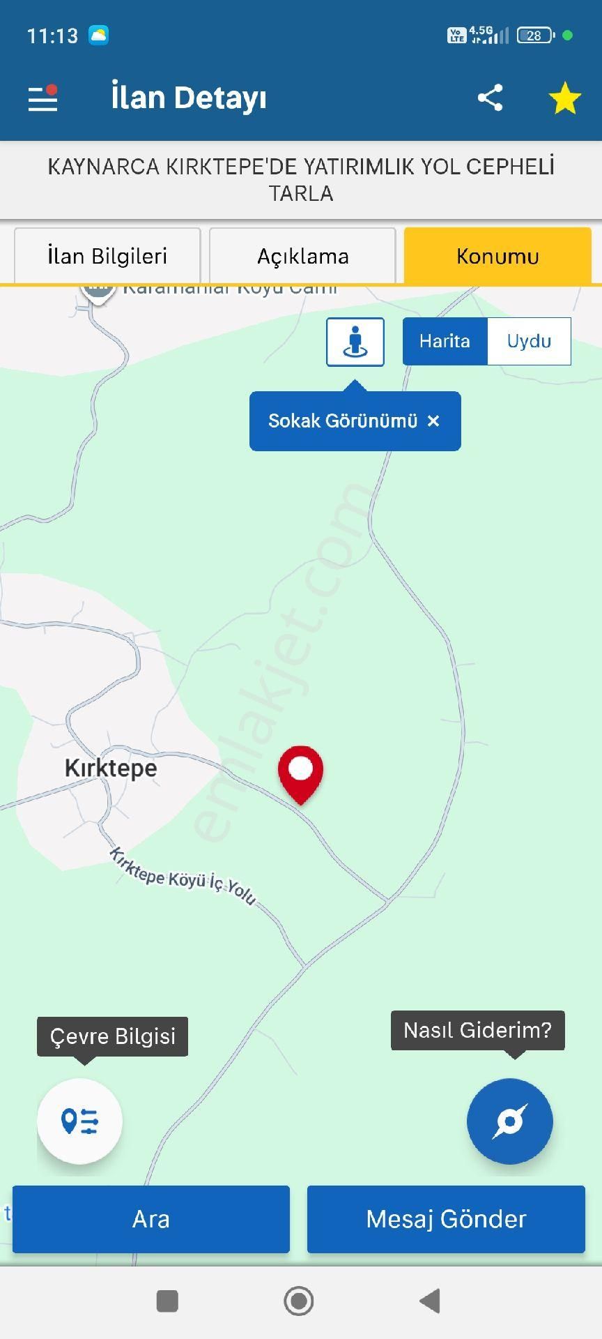 Sahibinden Yatırımlık 1827 M2 Fırsat Arazi - Araç & Daire Takaslı - Görsel 19