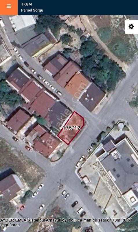 İstanbul Arnavutköy Bolluca Mah De Satılık 173m² (0.50 İmarlı)arsa