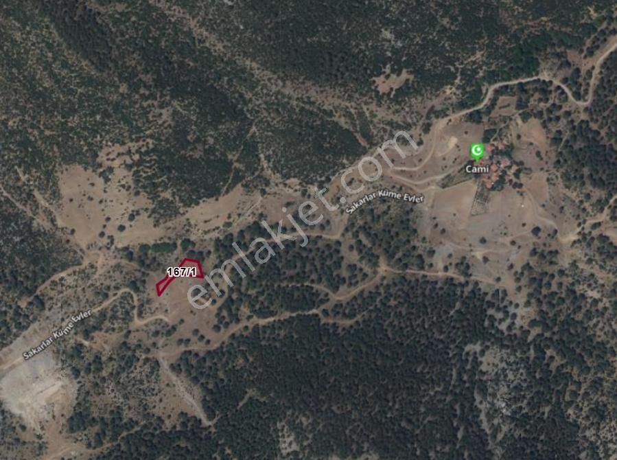 Ağlasun Yazır Köyünde 2200 M2 Satılık Tarla