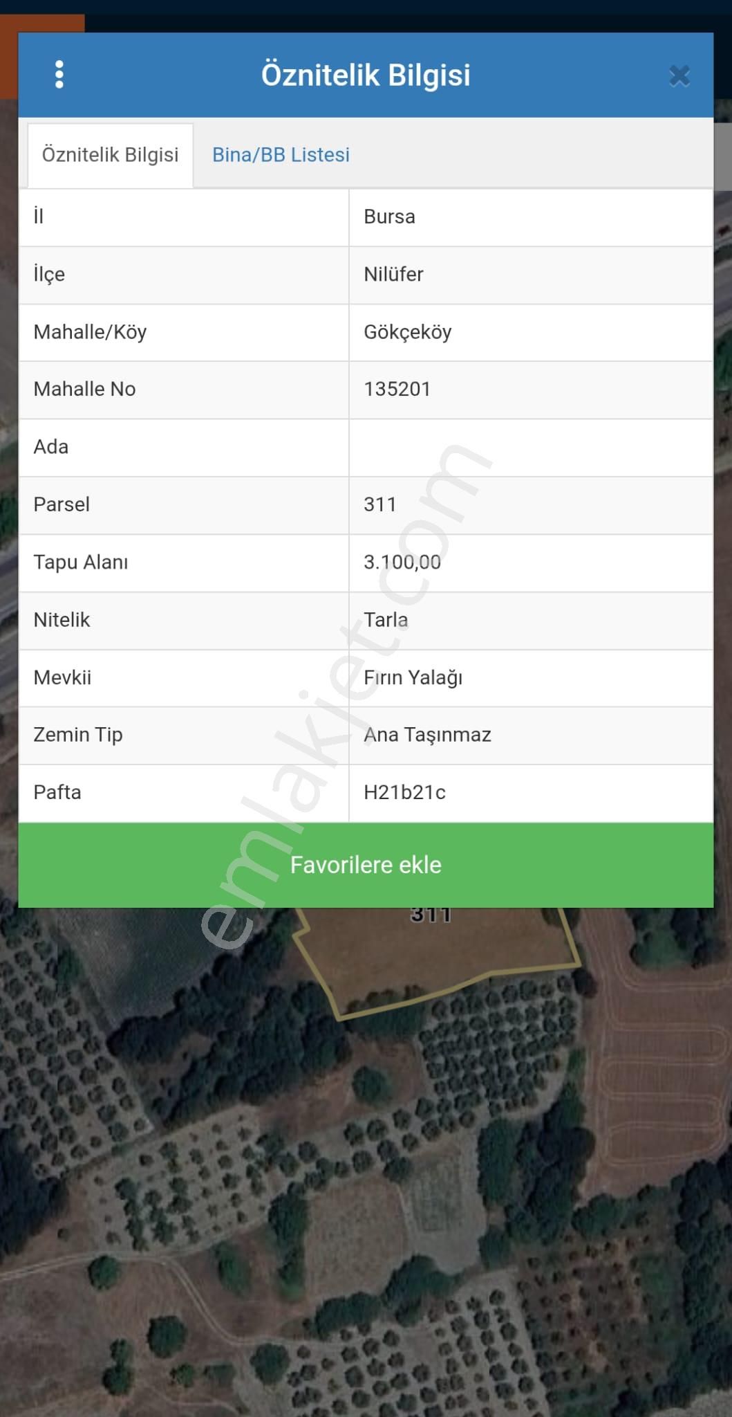 Golden Globy, Bursa-nilüfer'de Otoban Yakınında Satılık 3.100 M2 Tarla - Görsel 2
