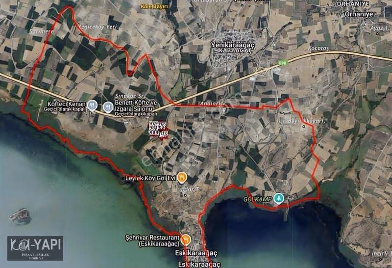 Eskikaraağaç Göl Manzaralı 10dönüm Kullanımlı Acil Satılık - Görsel 10