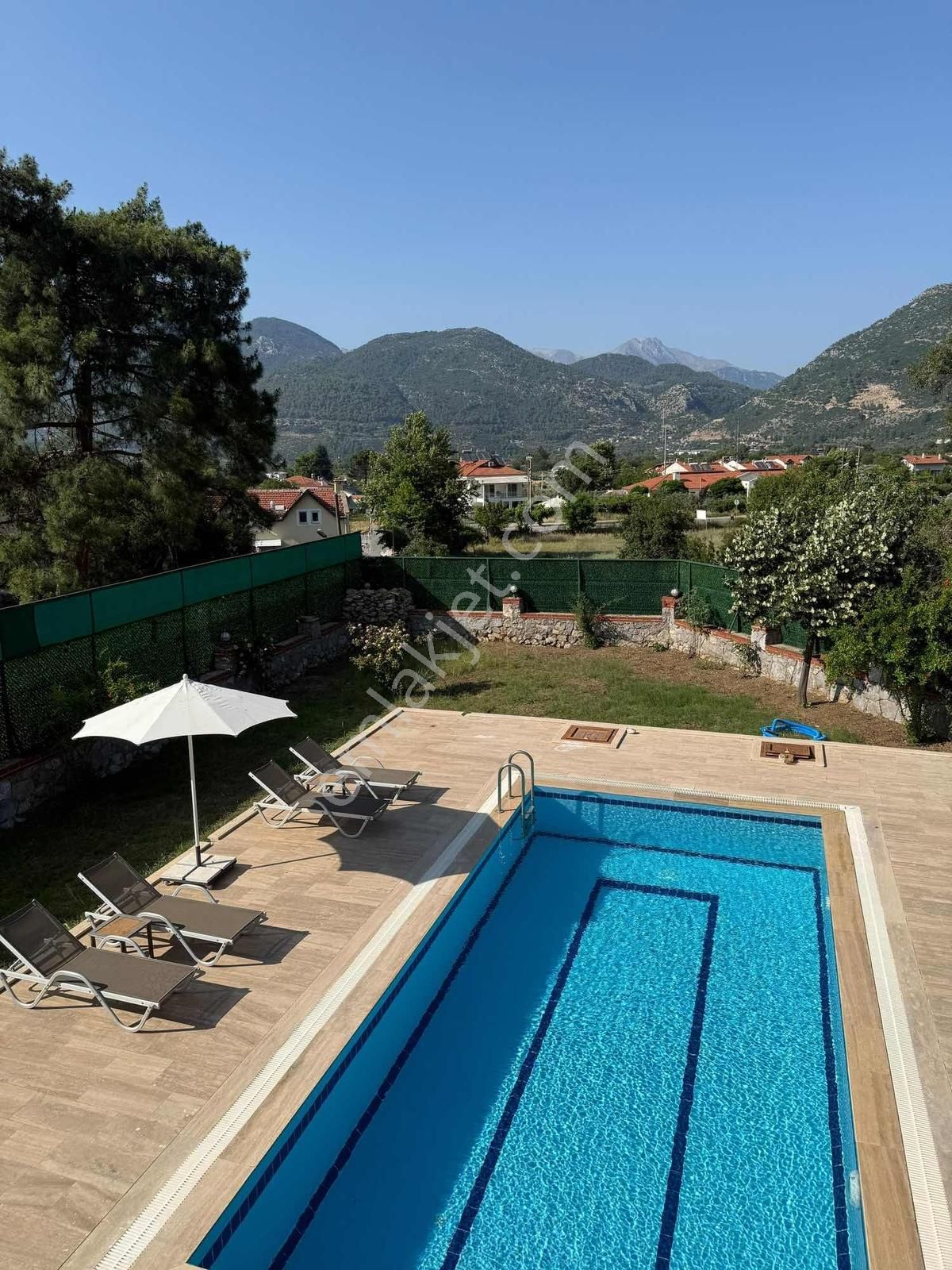 Fethiye Üzümlü Kısa Dönem Kiralık 4+1 Tam Müstakil Vılla - Görsel 18