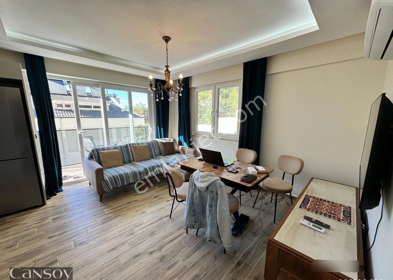 Fethiye Keloğlu Mevkinde Satılık Havuzlu 1+1 Eşyalı Daire - Görsel 5