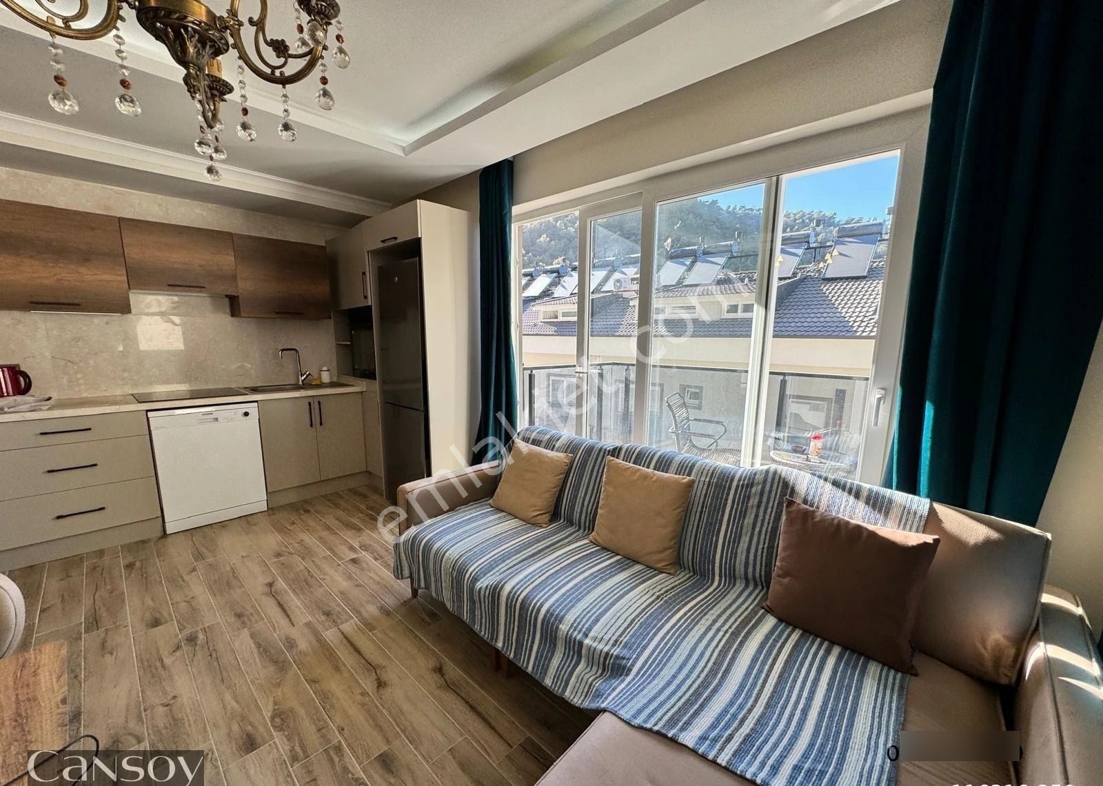 Fethiye Keloğlu Mevkinde Satılık Havuzlu 1+1 Eşyalı Daire - Görsel 8