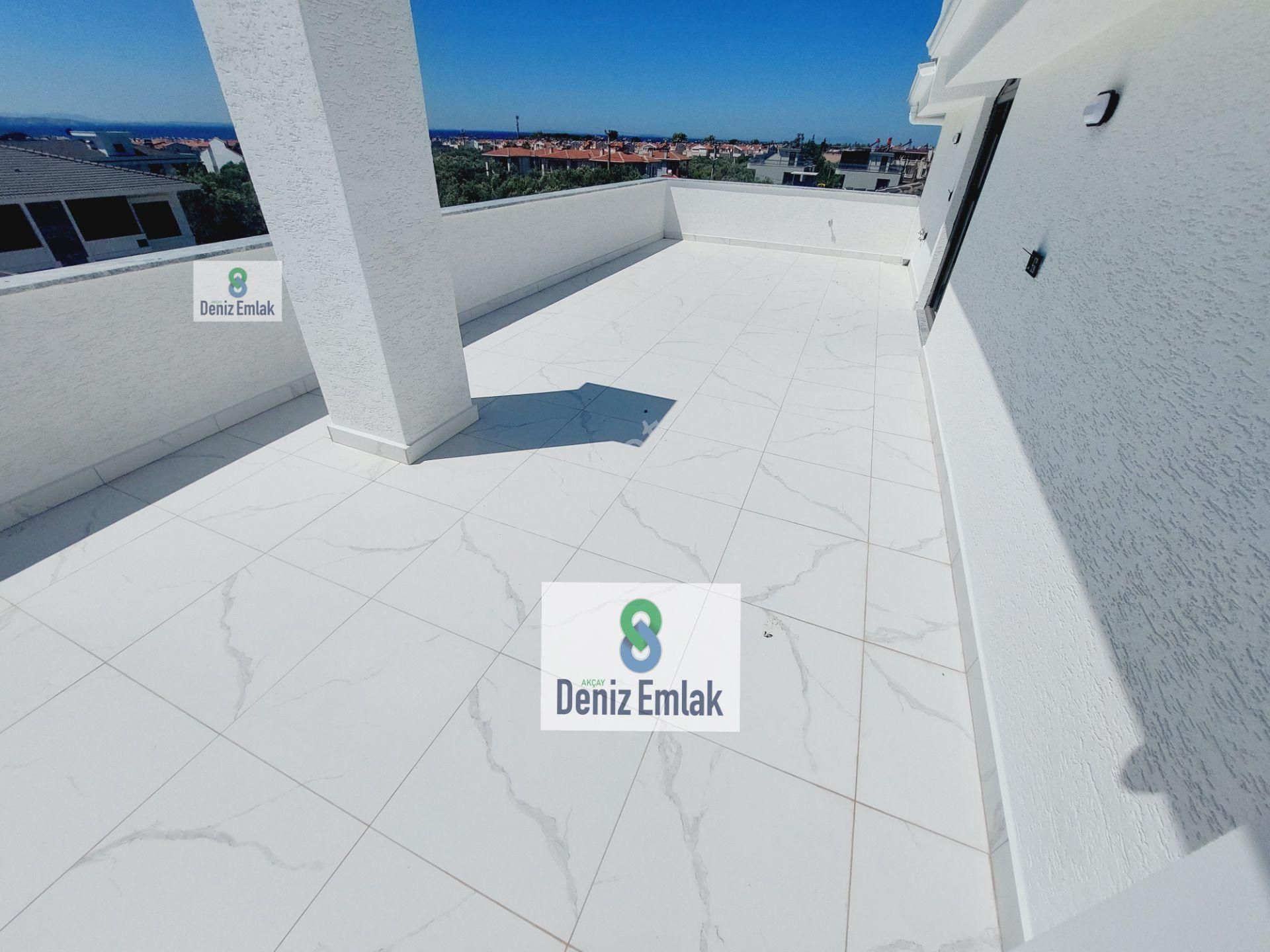 Denizden Gürede Deniz Manzaralı Satılık 4+1 Tripleks Villa. - Görsel 20
