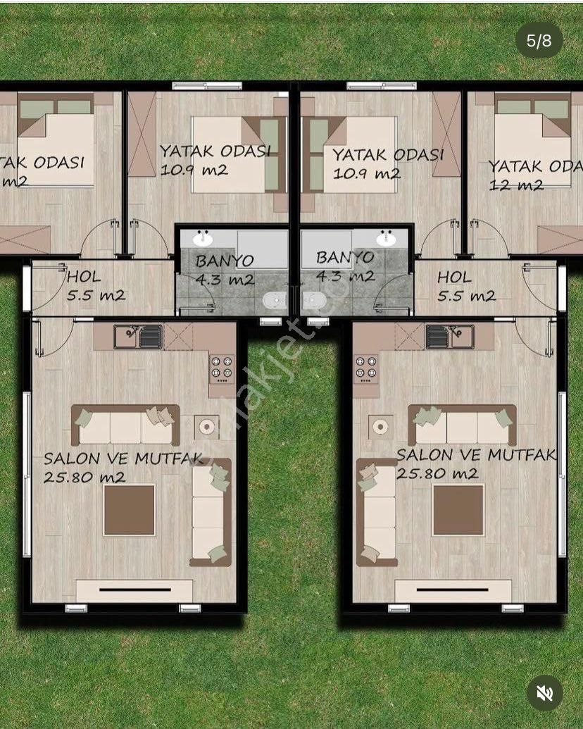 Mumcular Yeniköy Mah Satılık Tek Katlı Villa - Görsel 6