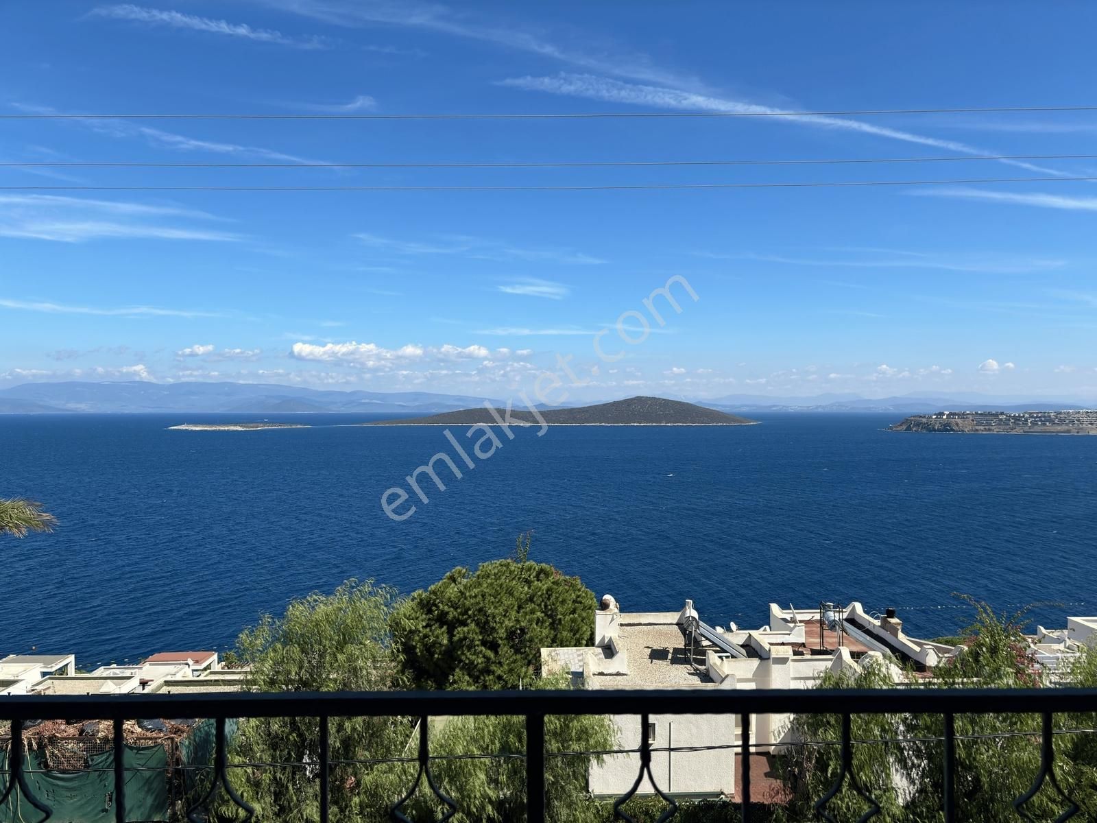 Bodrum Gündoğan Panoramik Deniz Manzaralı Satılık Bahçe Dubleksi - Görsel 9