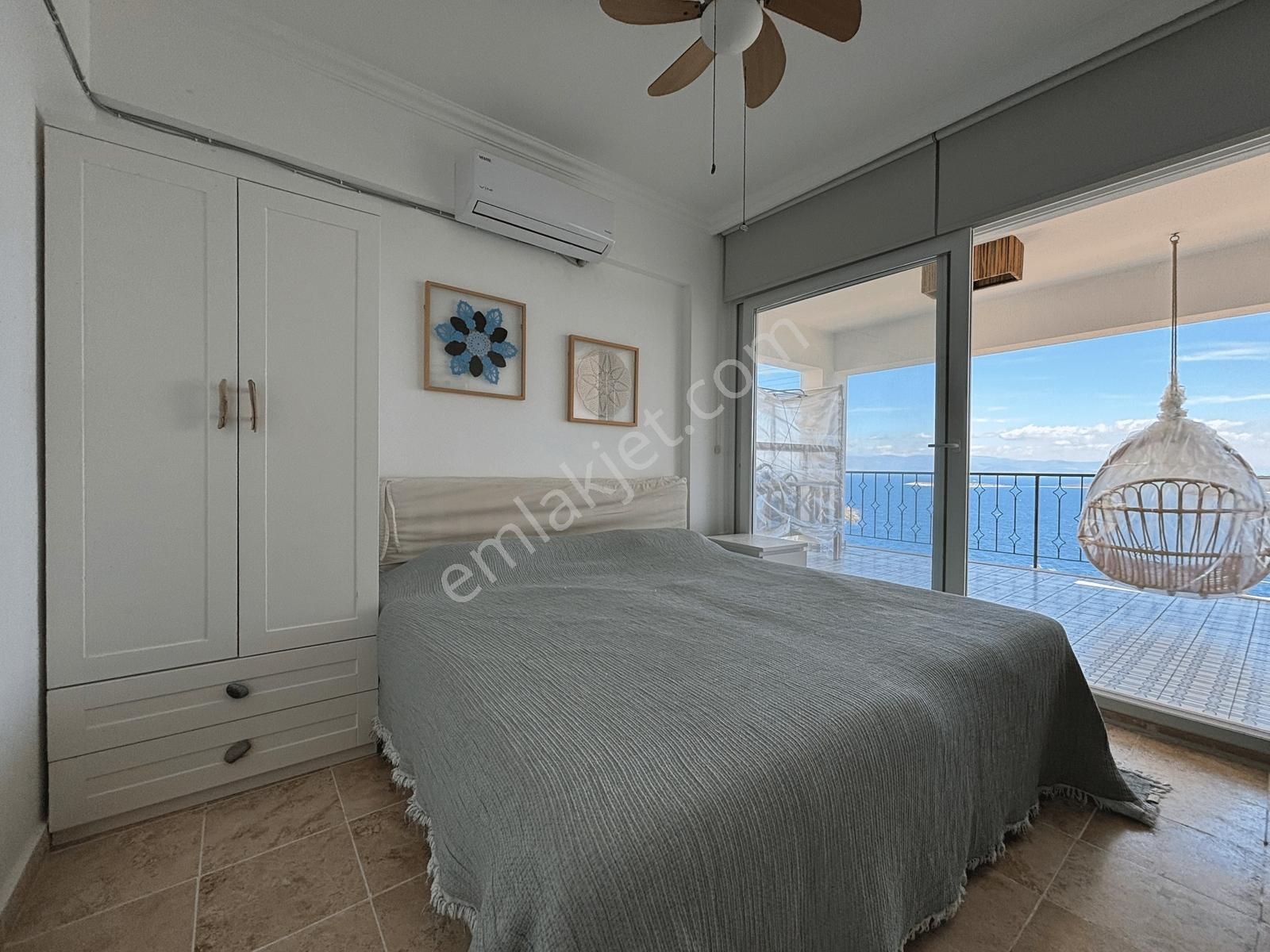 Bodrum Gündoğan Panoramik Deniz Manzaralı Satılık Bahçe Dubleksi - Görsel 28