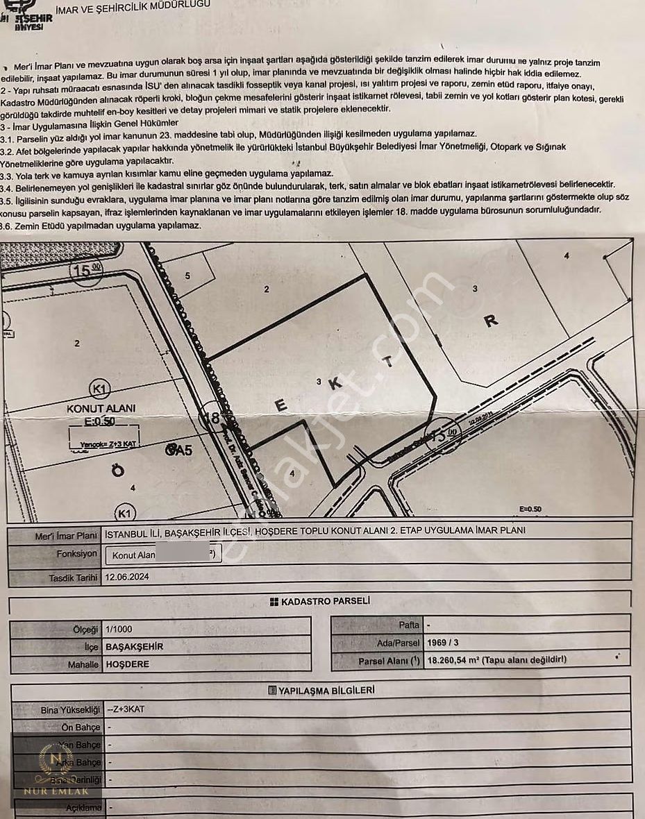 Bahçeşehir 2.kısım Lüx Projelere Komşu Toplu Konut İmarlı Arsa - Görsel 9