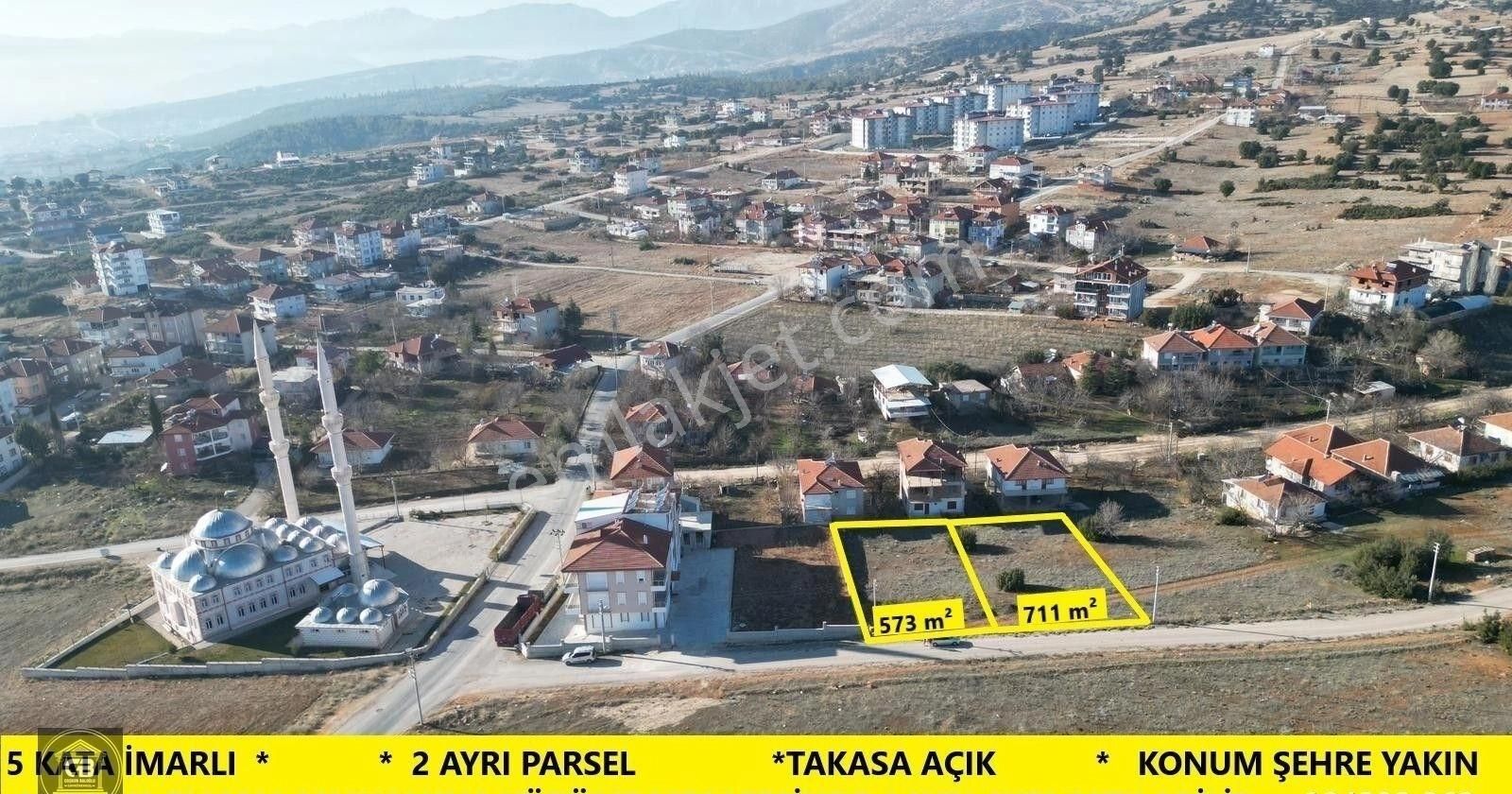 Coşkun Baloğlu Gayrimenkul'den 1.285 M2 Kupon 2 Arsa Satılıktır