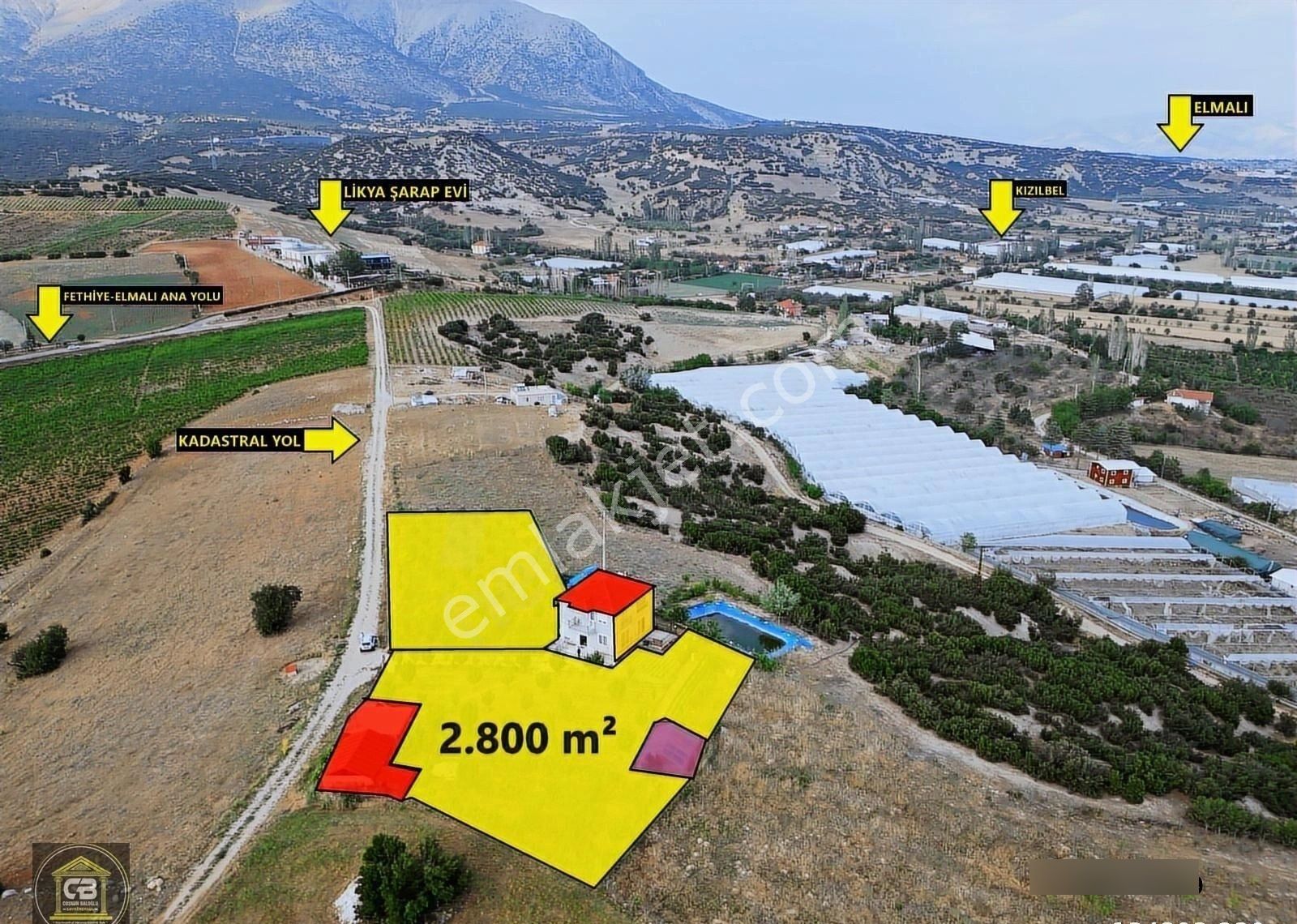 Likya Şarap Evi Karş. 2.800 M² Hobi Bahçesi Satılıktır - Görsel 28