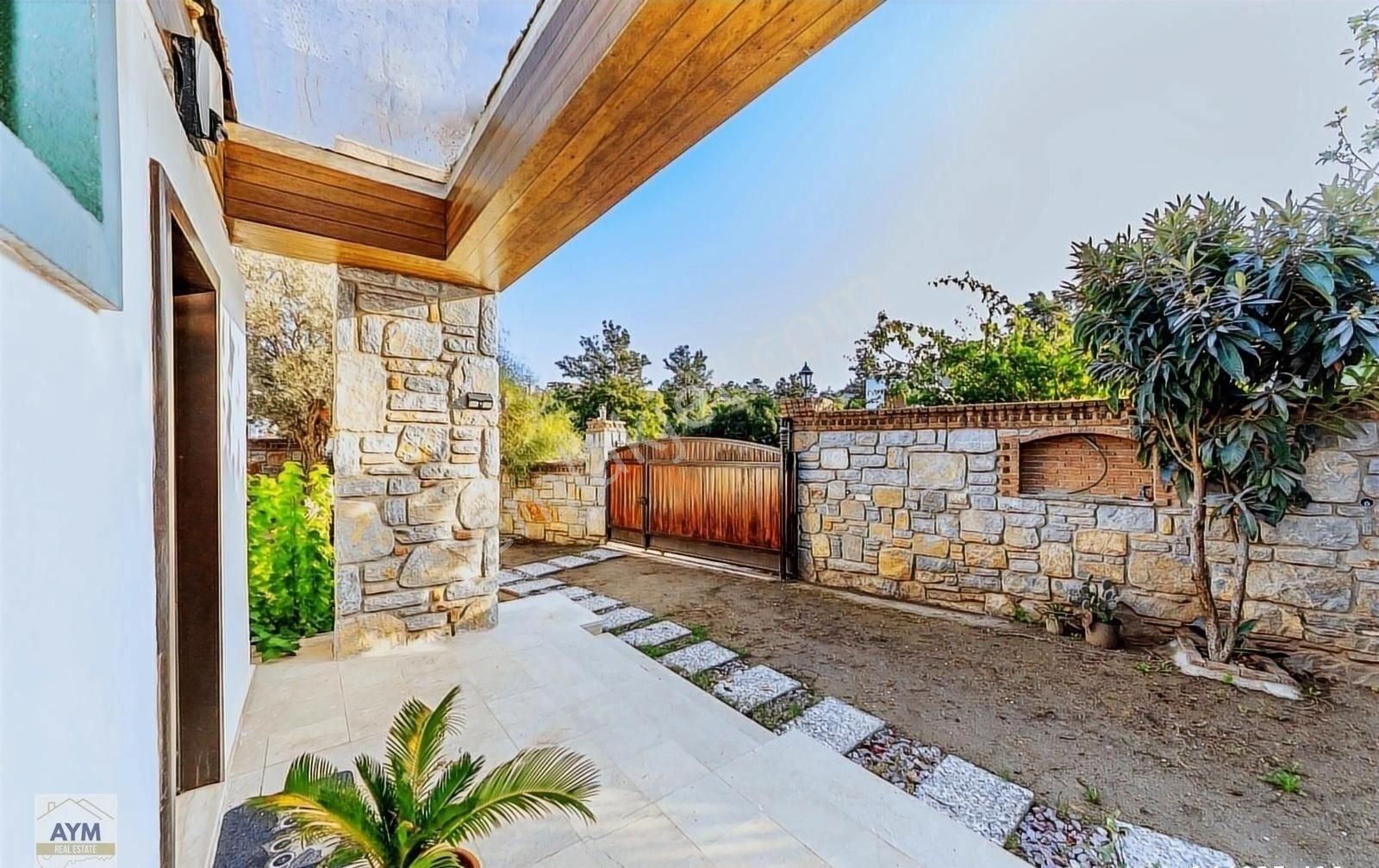 Bodrum Torba'da Satılık Mustakil Havuzlu Tek Kat Villa - Görsel 17