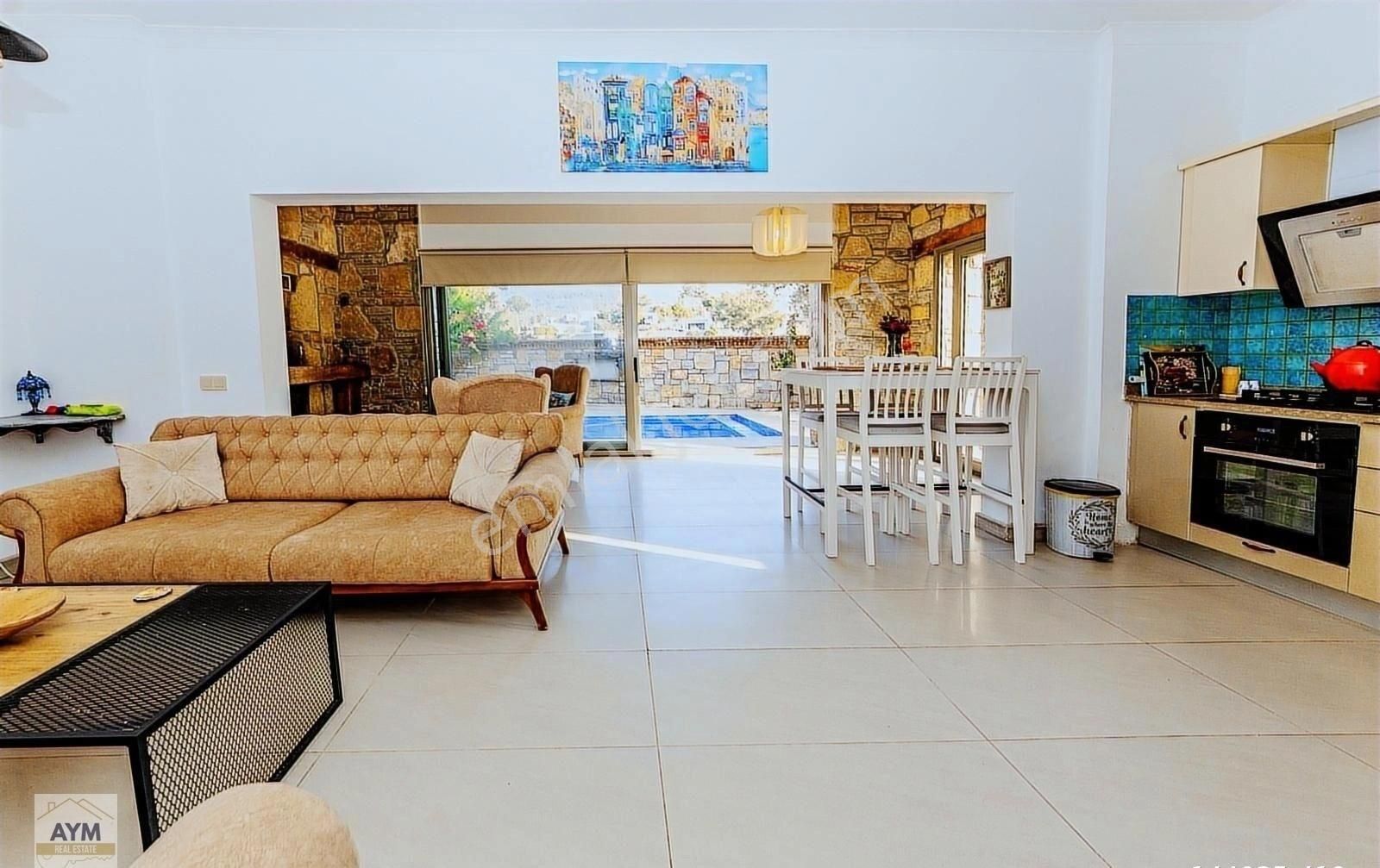 Bodrum Torba'da Satılık Mustakil Havuzlu Tek Kat Villa - Görsel 33