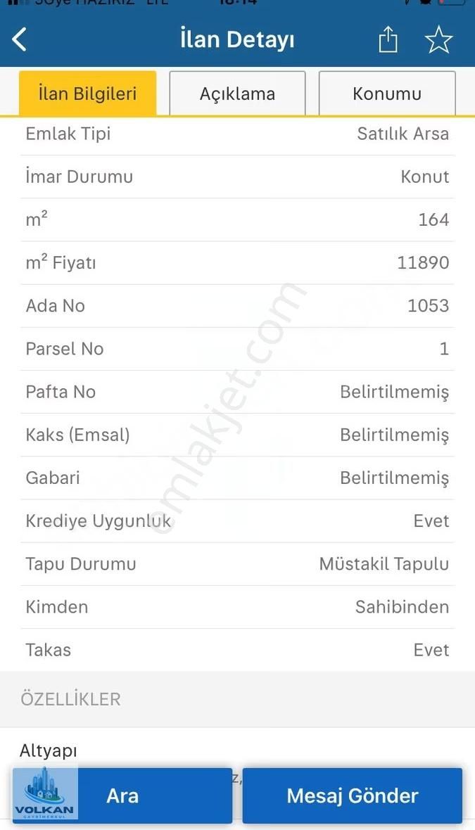 Volkan İnş'tan Tekirdğ Marmarerğlisi Yeniçftlik Mah.satılık Arsa - Görsel 6