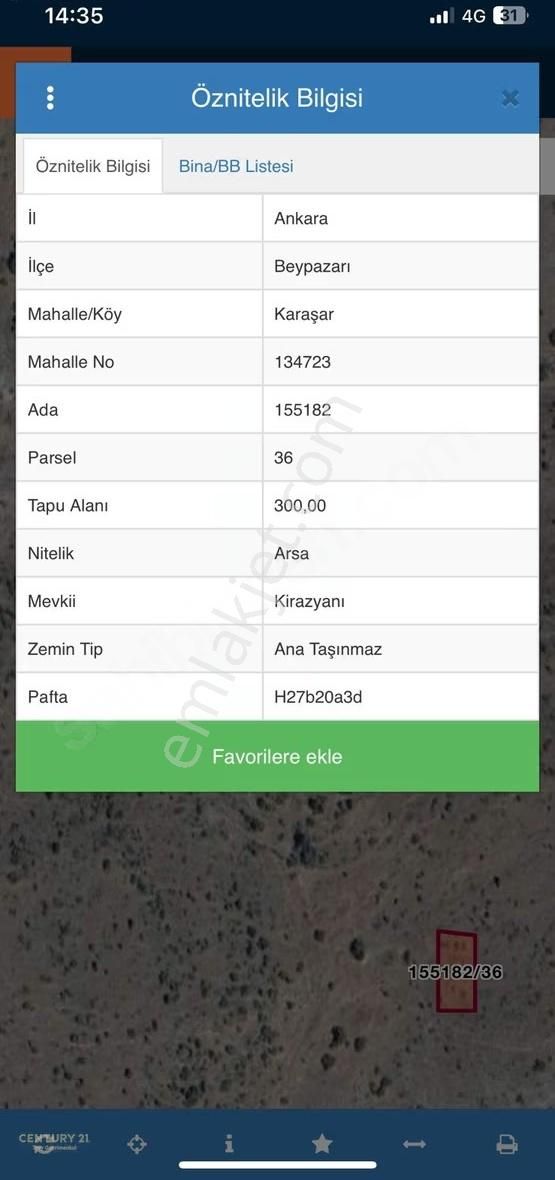 Beypazarında Hızlı Tren Güzergahında Yatırım Fırsatı