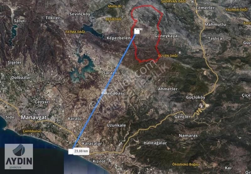 Aydın Satıyor'dan Antalya Akseki Hocaköy Mh Satılık 311m2 Bağ