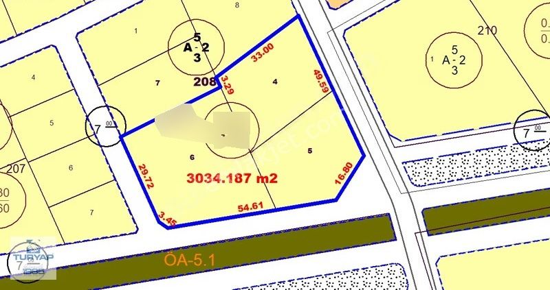 Samanlı'da 3034 M² İmarlı Arsa İçinde, Havuzlu Tripleks Villa - Görsel 4
