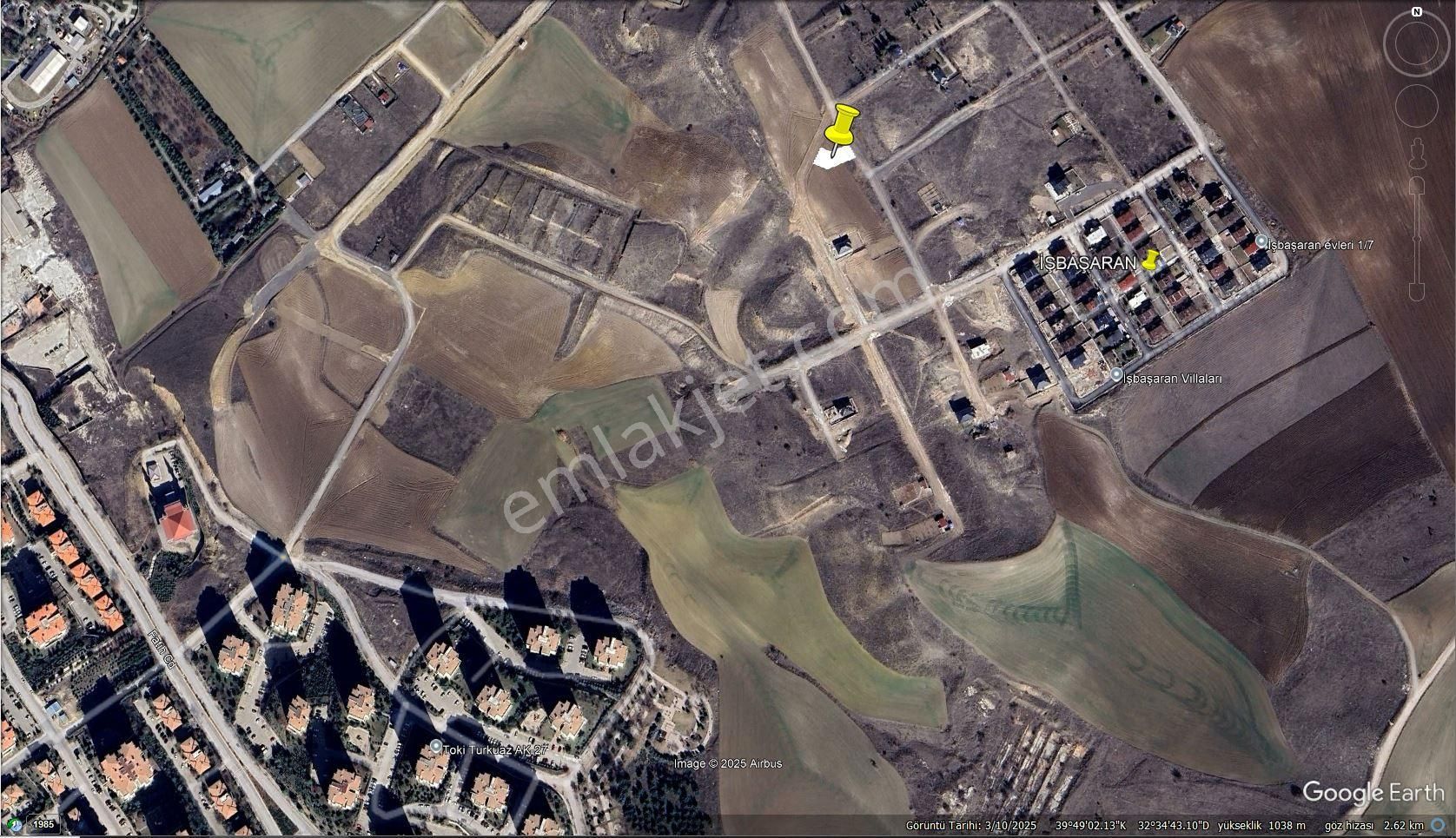 Turkuaz Mahalesinde 457 M2 Tek Tapu Satılık Villa Arsası - Görsel 4
