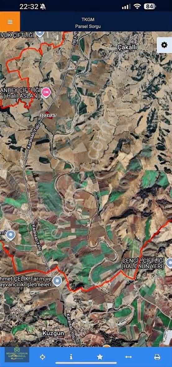 Asfalt Yol Kenarında Tek Tapu 8.400m2 Satılık Kupon Tarla - Görsel 4