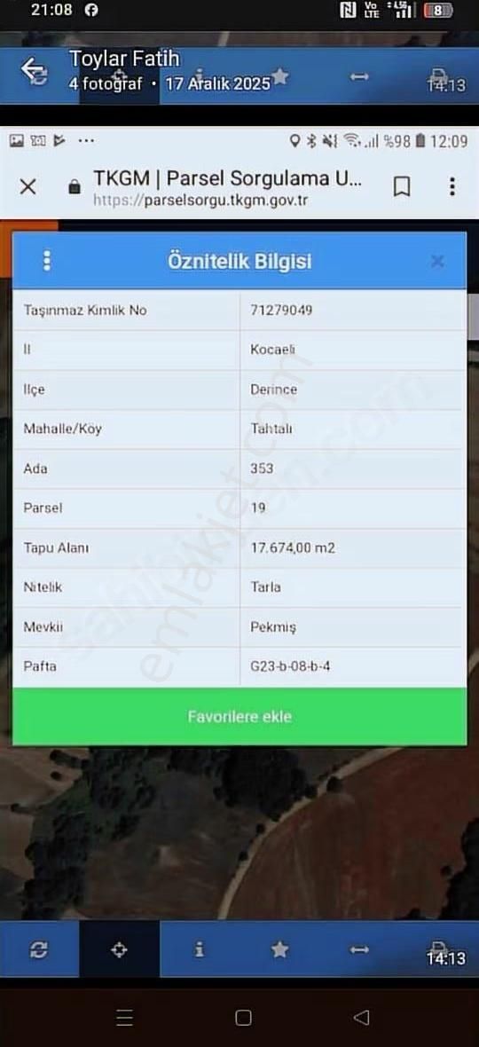 Tahtalı Da Eşsiz Güzellikte Aciliyet Ten Uygun Fiyata Tarla - Görsel 2