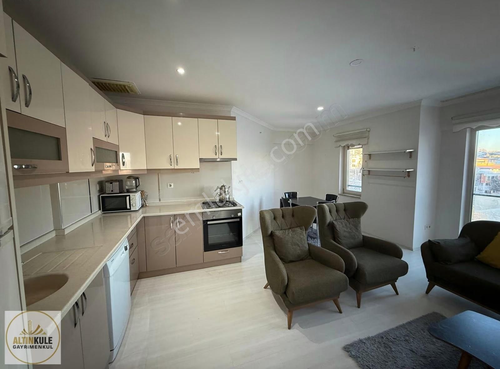 Altınkule'den Sinpaş Altınoran'da Manzaralı Çok Güzel 1+1 - Görsel 12