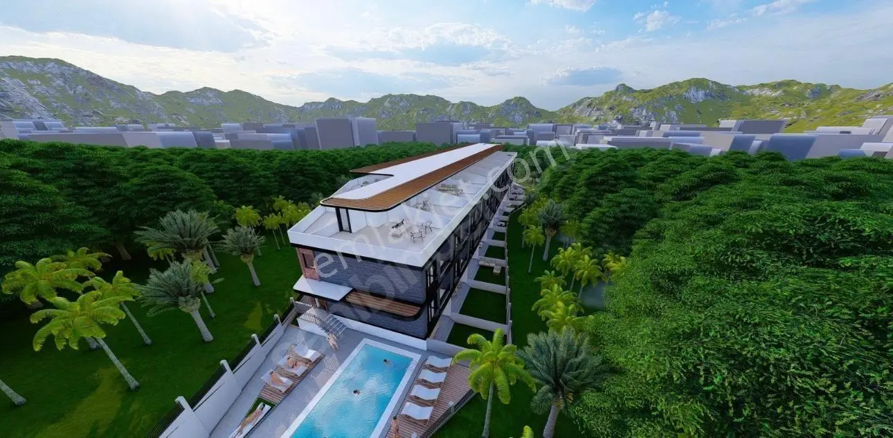 Mera Emlaktan Çamlıbel'de Havuzlu-teraslı 1+1 100m2 Lüx Daire