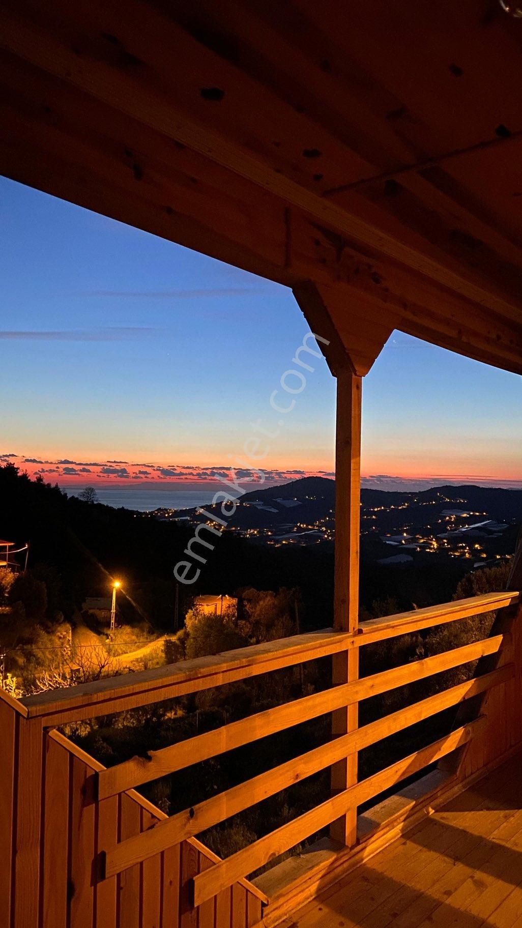 Alanya Deniz Ve Doğa Manzaralı Bahçeli Ahşap Ev (takasa Açık) - Görsel 2