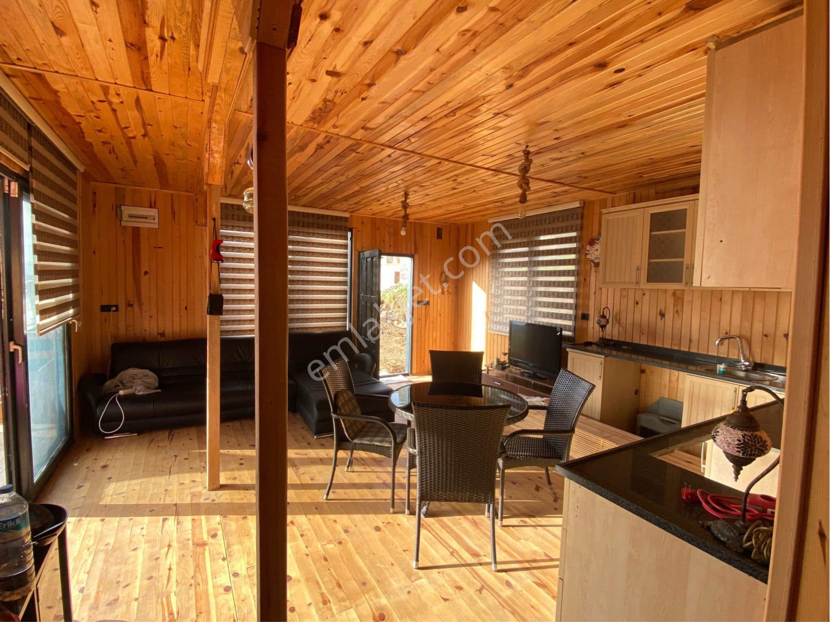 Alanya Deniz Ve Doğa Manzaralı Bahçeli Ahşap Ev (takasa Açık) - Görsel 12