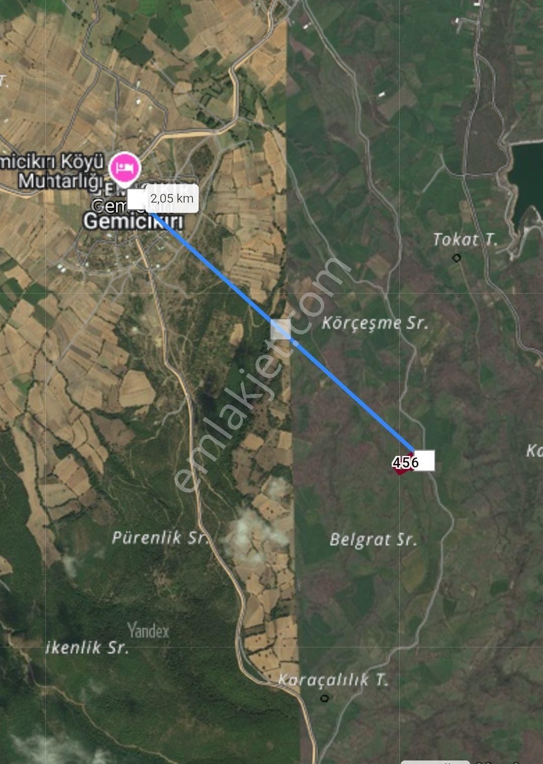 Gemicikırı Köyünde 6300 Metrekare Yatırımlık Tarla - Görsel 6