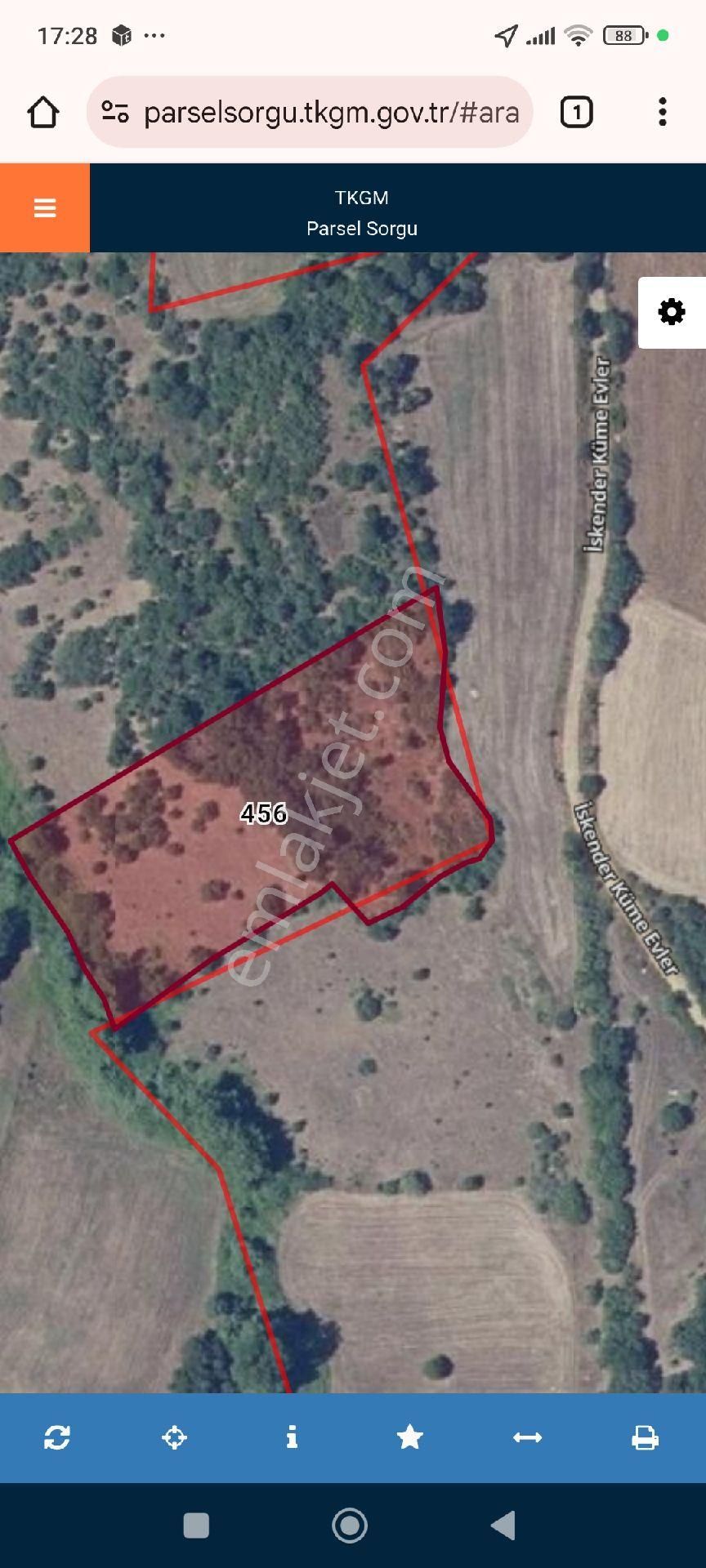 Gemicikırı Köyünde 6300 Metrekare Yatırımlık Tarla - Görsel 4