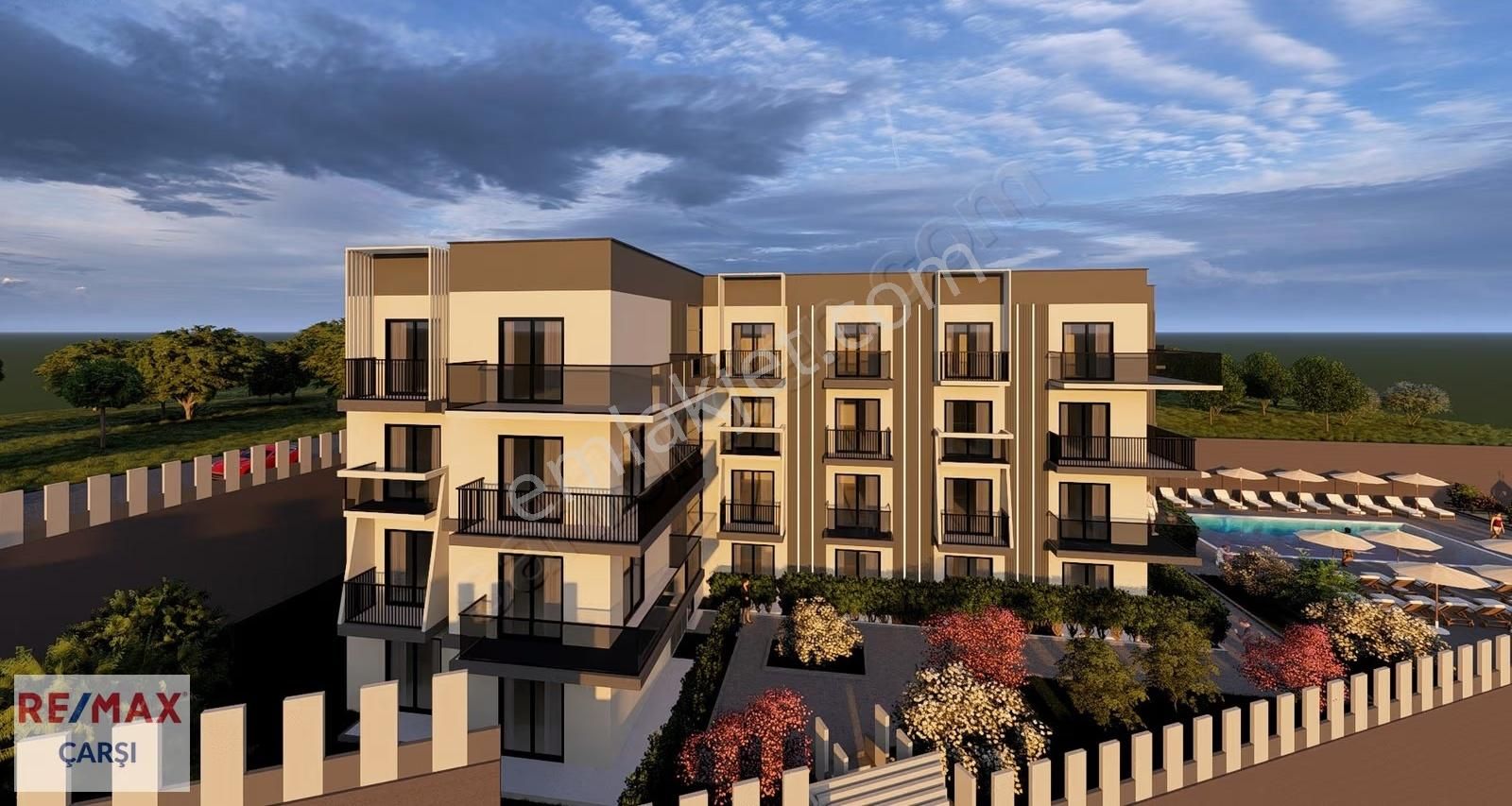 Lıvora Kabaoğlunda Satılık Bahçe Ve Çatı Dubleks Daireler - Görsel 28